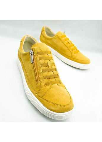 Желтые кеды (р) замша 0-1-1-9-23755-20 Caprice