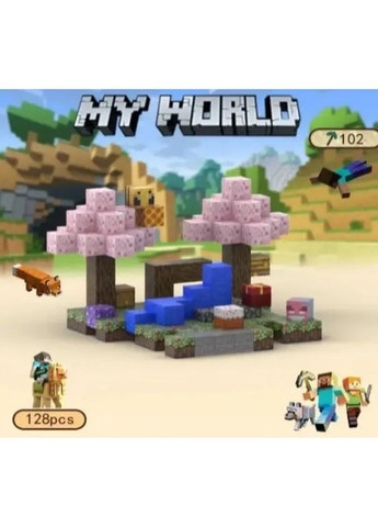 Магнитный конструктор для детей Magnetic Cube Вечеринка с сакурами 128 деталей (2104618679) No Brand (357209791)