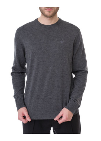 Сірий джемпер чоловічий Emporio Armani