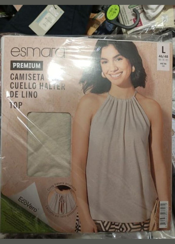 Льняная женская майка блузка топ . Германия. Esmara — 340476975