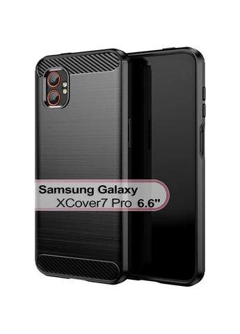 Чехол Carbon Series Samsung Galaxy XCover7 Pro SM-G766B Black (713559) BeCover (353689297)