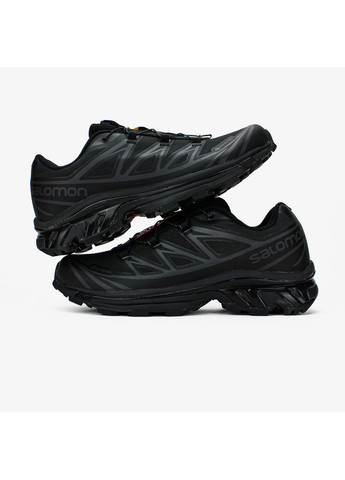 Черные демисезонные кроссовки мужские Salomon XT-6 Adv Dover Black Gore-Tex | Саломон ХТ-11
