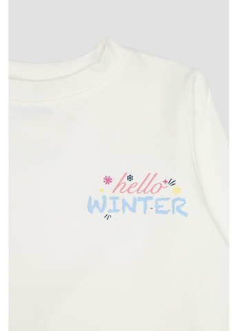 Молочный демисезонный лонгслив Yuki