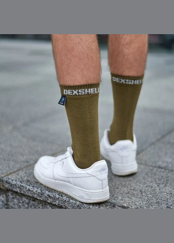 Шкарпетки водонепроникні Waterproof Ultra Thin Crew Socks Olive Green DexShell (315823103)