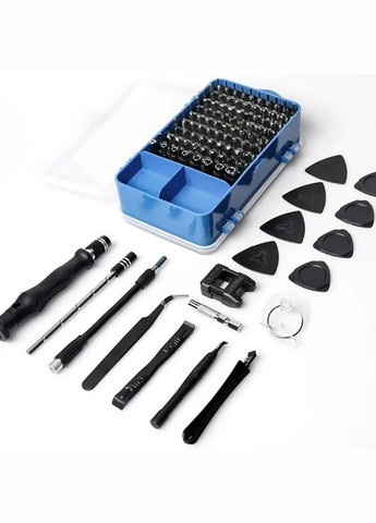 Набор инструментов OEM 117в1 для ремонта электроники телефонов отвертка с 98 битами Allblue Philips (296107913)