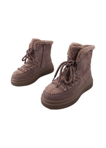 ботинки женские капучино натуральная замша Renzoni