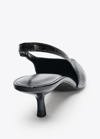 Черные мюли Zara