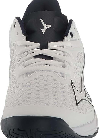 Комбіновані Осінні чоловічі кросівки wave exceed tour4 cc білий/чорний/сірий Mizuno