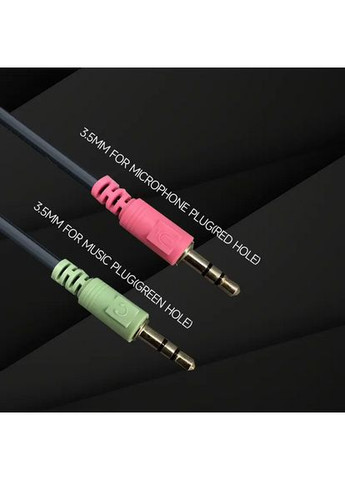 Накладні дротові навушники з мікрофоном A65A63 чорні No Brand (311584854)