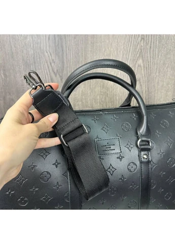 Дорожня велика сумка містка чорна стильна на плече No Brand (394176994)