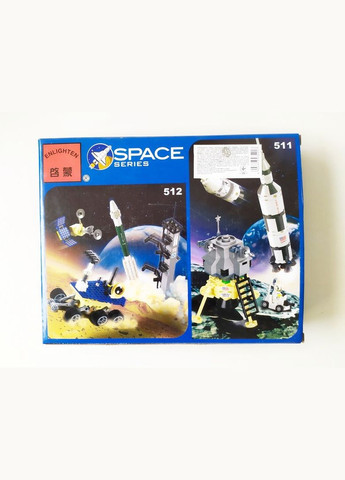 Конструктор блоковий арт. 512 космос, космічна станція, ракета, 225 деталей Enlighten Brick (308855146)