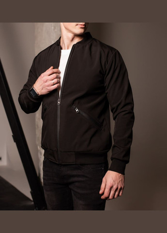 Черная демисезонная легкая демисезонная куртка Vakko