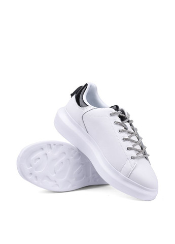 Белые женские кеды 77ra3sb1 черный искусство. кожа Just Cavalli