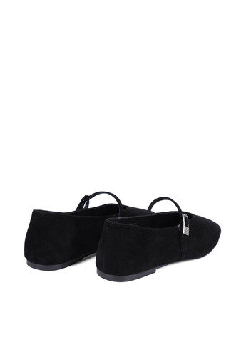 Женские женские балетки 4146-51-1 черный велюр MIRATON | чёрные текстиль (365434733)