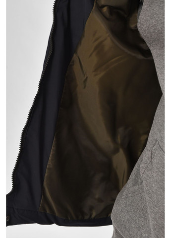 Жилетка чоловіча демісезонна темно-синього кольору Let's Shop (369447288)