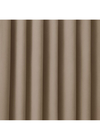 Комплект штор 2 шт 150х260 см, Canvas шторы, гардины, портьеры на шторной тесьме т беж IDEIA (369667958)