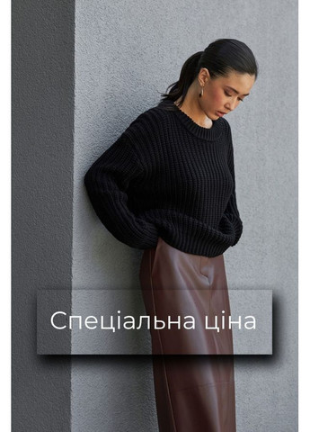 Чорний джемпер 2535 чорний Triko Bakh