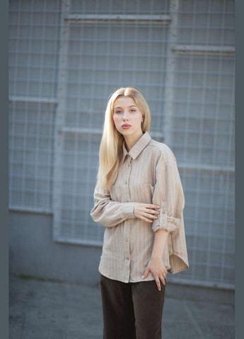 Сорочка жіночій - оверсайз в смужку на ґудзиках JUGO LONDON (304726976)