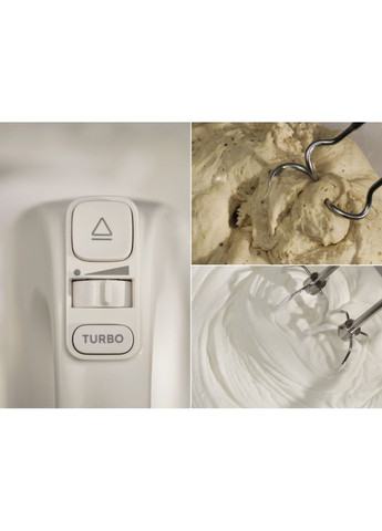 Миксер ESM4W стационарный 500Вт, насадки-4, чаша-металл, 3.5л, Electrolux (370605234)