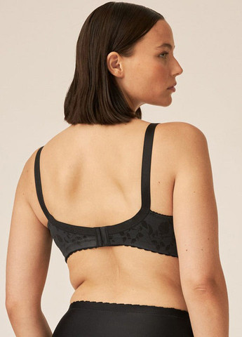 Чёрный бюстгальтер Naturana