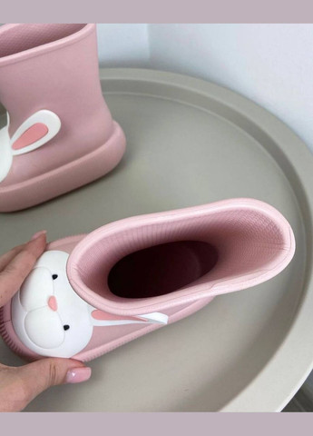 Розовые резиновые сапоги розовые 1101 No Brand