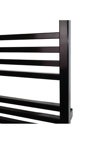 Рушникосушарка електрична з кнопкою Чорний глянець 590*490 Carino LORENZO (367604530)