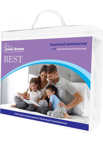 Наматрасник Best Водонепроницаемый 140х190 (GDBESTF140190) Good-Dream (322147729)