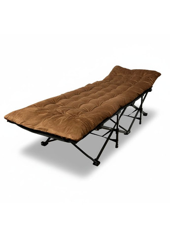 Раскладушка для туризма с толстым бархатным матрасом (LB-CC-L2-BRN) LEOBRO (370966867)