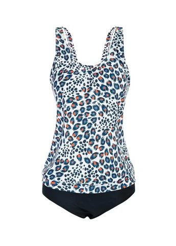 Чорний літній роздільний купальник jasambac tankini swimsuits (9500) роздільний FS