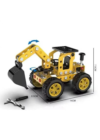 Детский конструктор инженерная машинка YK667 112 ПК Grant (370796442)