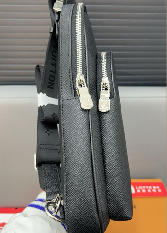 Мужская нагрудная сумка Louis Vuitton черная No Brand (303829508)