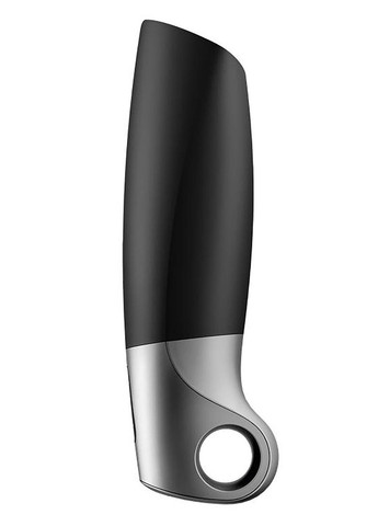 Смарт-мастурбатор Power Masturbator для використання на верхній половині пеніса, чорний Satisfyer (347313702)