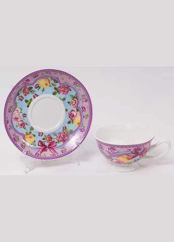 Кофейный сервиз "Летний луг" -130 6 чашек 180мл с блюдцами в подарочной коробке. Bona (330139191)