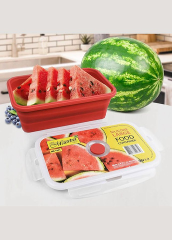 Ланчбокс складной силиконовый 1200 мл (MR-1053) Maestro (334006475)