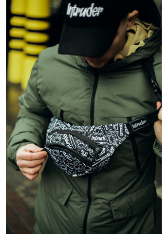 Универсальная мужская бананка, барыжка для торговли, поясная сумка для города и прогулок, практичная, удобная. Intruder (348780048)