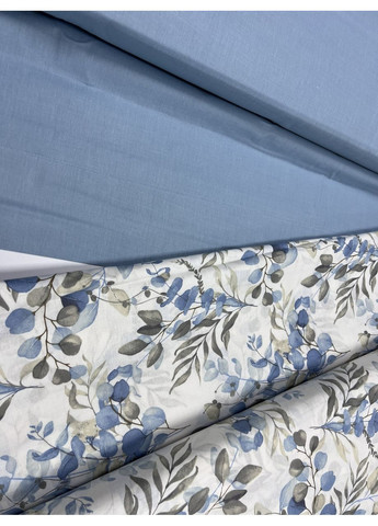 Постільна білизна Евкаліптовий лист, бязь Євро на резинці Комфорт-текстиль (354823629)
