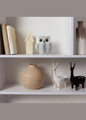 Статуэтка декоративная MVM MY HOME Олень (DH-ST-10 WHITE) МВМ (365280893)