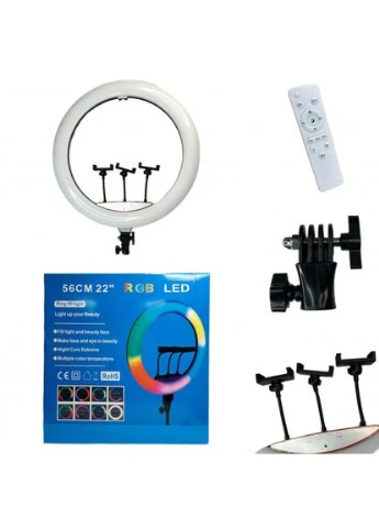 Кольцевая лампа LED RGB LJJ56 22" 480 Lights Black DM (386050517)
