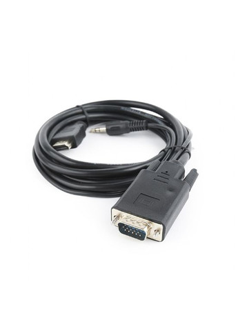 Кабель HDMI - VGA, (M/F), 5 м, Black (A-HDMI-VGA-03-5M) Cablexpert (336959804)