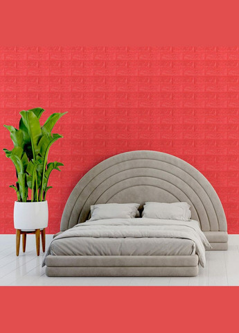 3D панель самоклеюча 700х770х7мм цегла Червона (008-7) SW-00000054 Sticker Wall (329894883)