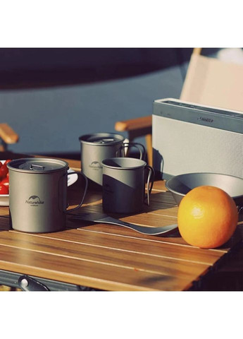 Кружка титанова з ручкою 600 мл NH20CJ005 (A-017081) Naturehike (321107386)