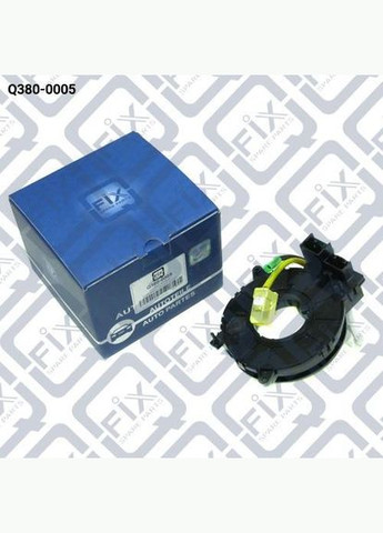 Шлейф, пружина, равлик, датчик керма Q380-0005 LANCER OUTLANDER WAGON Q-FIX Pajero (345736042)