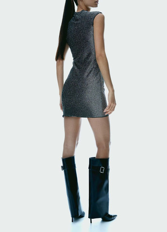 Серебряное праздничный платье H&M однотонное