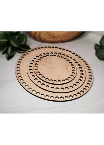 Донышко для корзин 10-30 см (Кругли) из дерева, фанеры МК1030 No Brand (361203421)