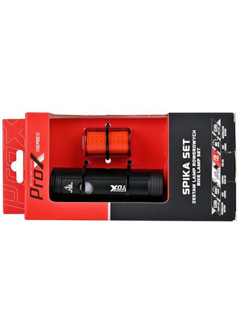 Комплект фар Speka Set 1100Lm + ZETA S 80Lm USB-C (A-O-B-P-0429) ProX (369781909)