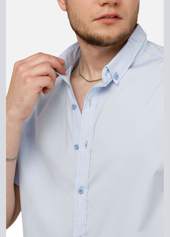 Чоловіча сорочка з коротким рукавом колір блакитний ЦБ-00250761 G-Port (297136479)