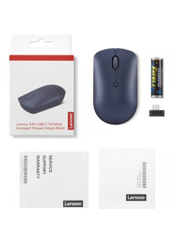 Мишка (GY51D20871) Lenovo 540 usb-c wireless abyss blue (272107532)