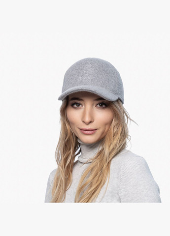 Бейсболка с регулятором женская шерсть серая TERENCE LuckyLOOK 283-763 (322783623)