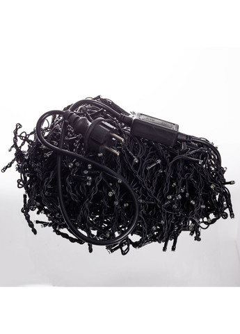 Гирлянда Бахрома уличная 600 LED 36 м черный провод, белый GarlandoPro 36МBW No Brand (363978495)