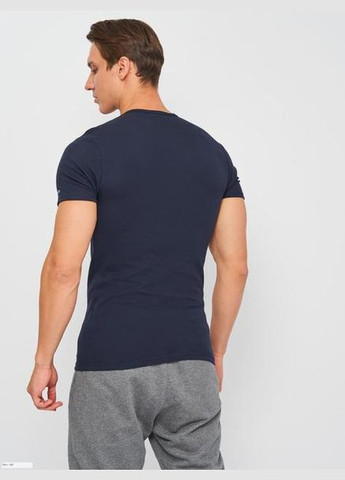 Темно-синя футболка t-shirt mezza manica girocollo темно-синій Kappa